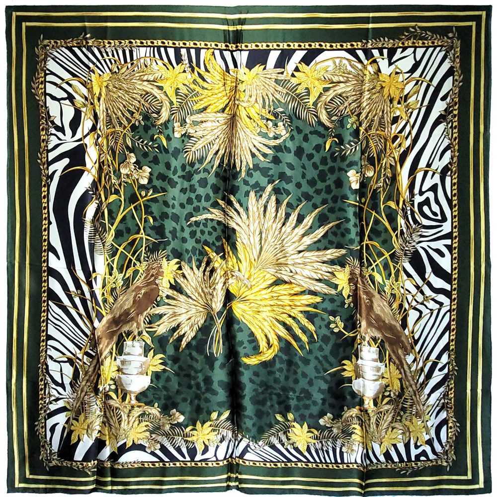 NWT Genuine 100% Mulberry Silk Satin Scarf 52"x52" Large Square Shawl 5122